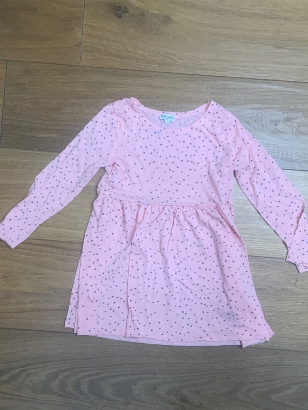 Splendid Girls Pink Dress with Blue Stars Size 5/6